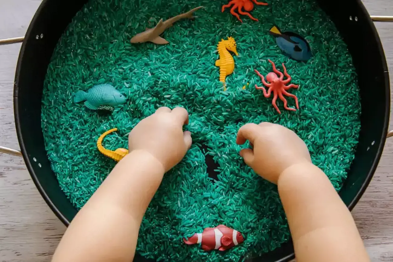 Blog Image for article Cheap and cheerful materials for sensory play
