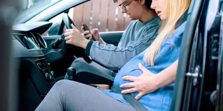 Car-birth is a thing but I was having none of it! 