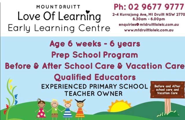 Vacancies, Enrol now at Rainbow Child Care Centre in Mt Druitt, NSW ...