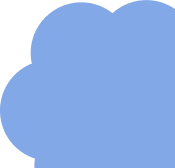 Blue cloud corner